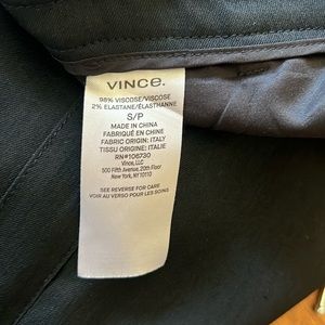 Black Vince pull-on pants